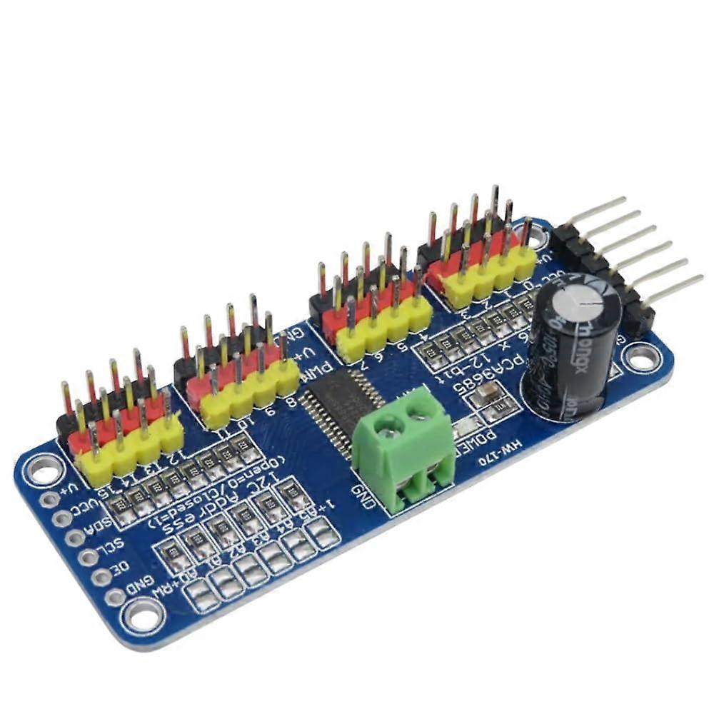 PCA9685 Servo Driver 16 Channel PWM Controller I2C Module for Arduino Raspberry Pi Robots