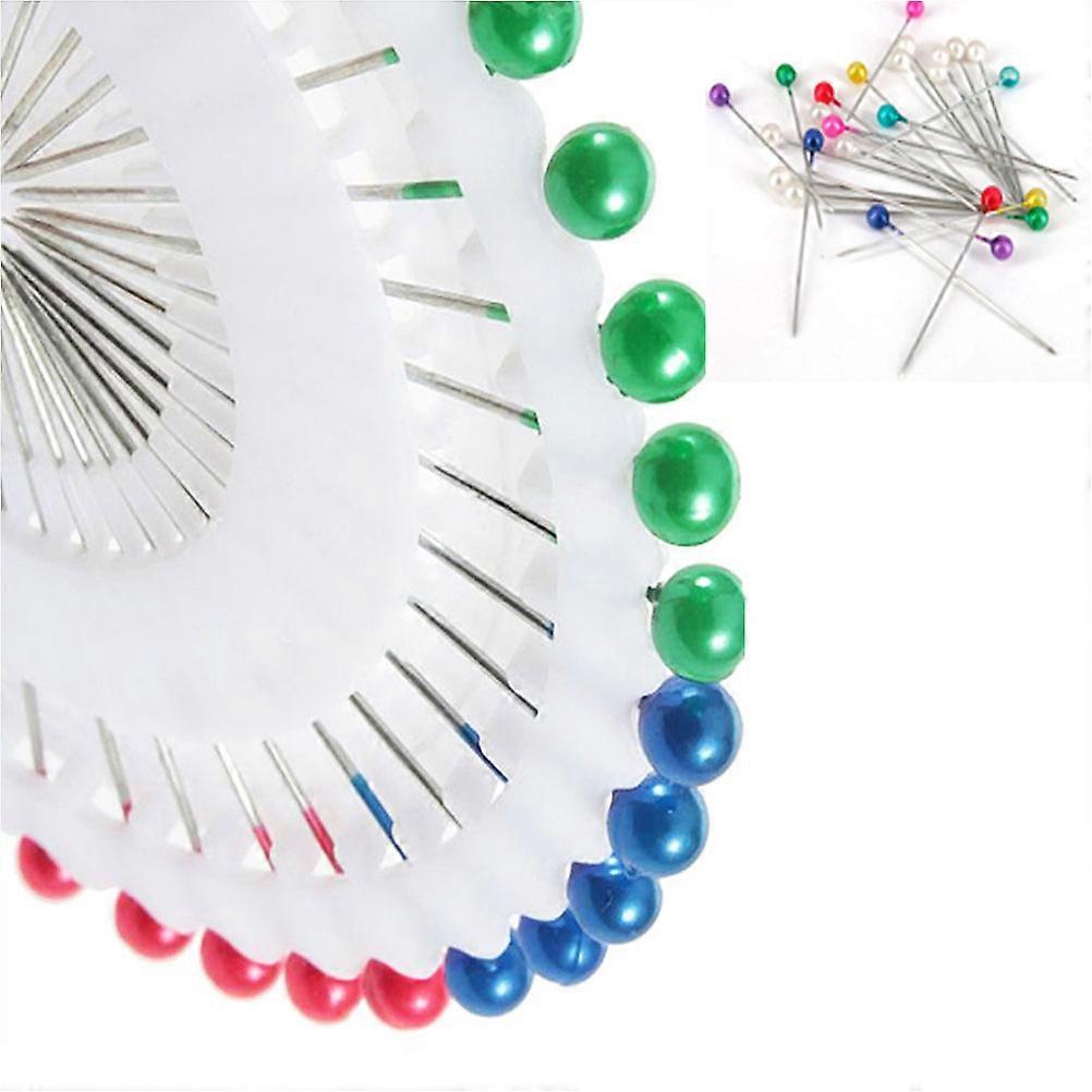 Sewing Accessories Tool for Tailoring 3 Boxes Colorful Bead Pins