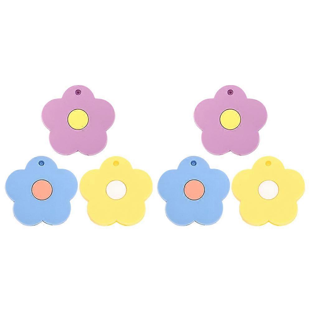 Assorted Color Flower Key Covers Silicone Key Protectors for 12Pcs