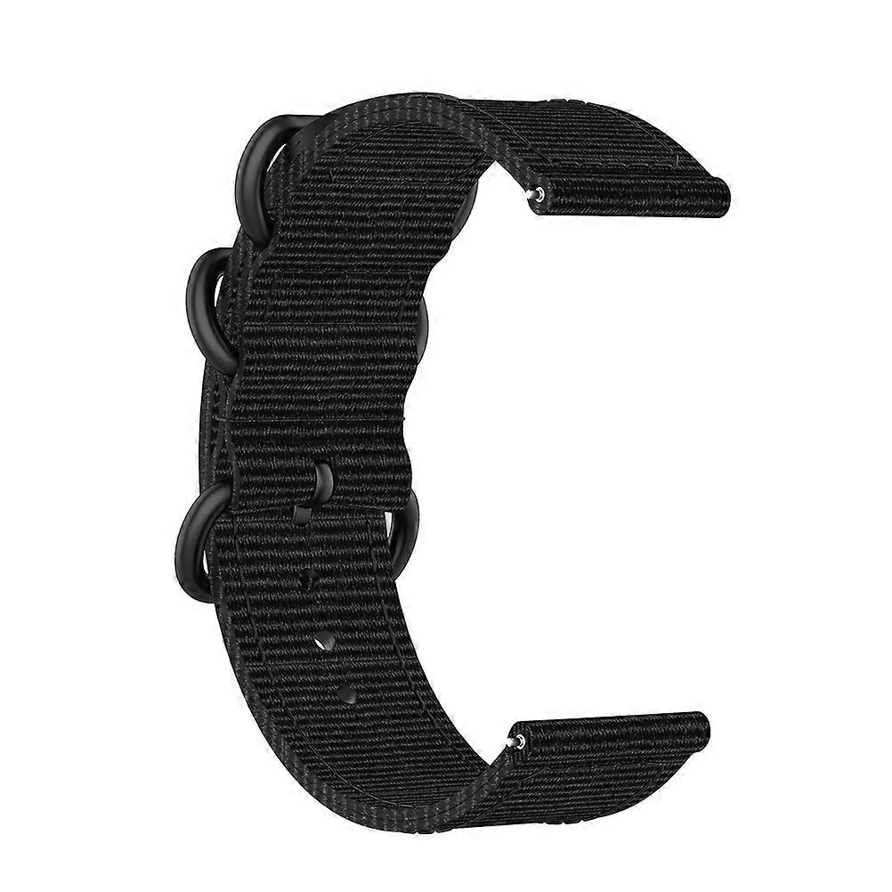 Watch Replacement Strap Nylon Material for Forerunner 245M Black