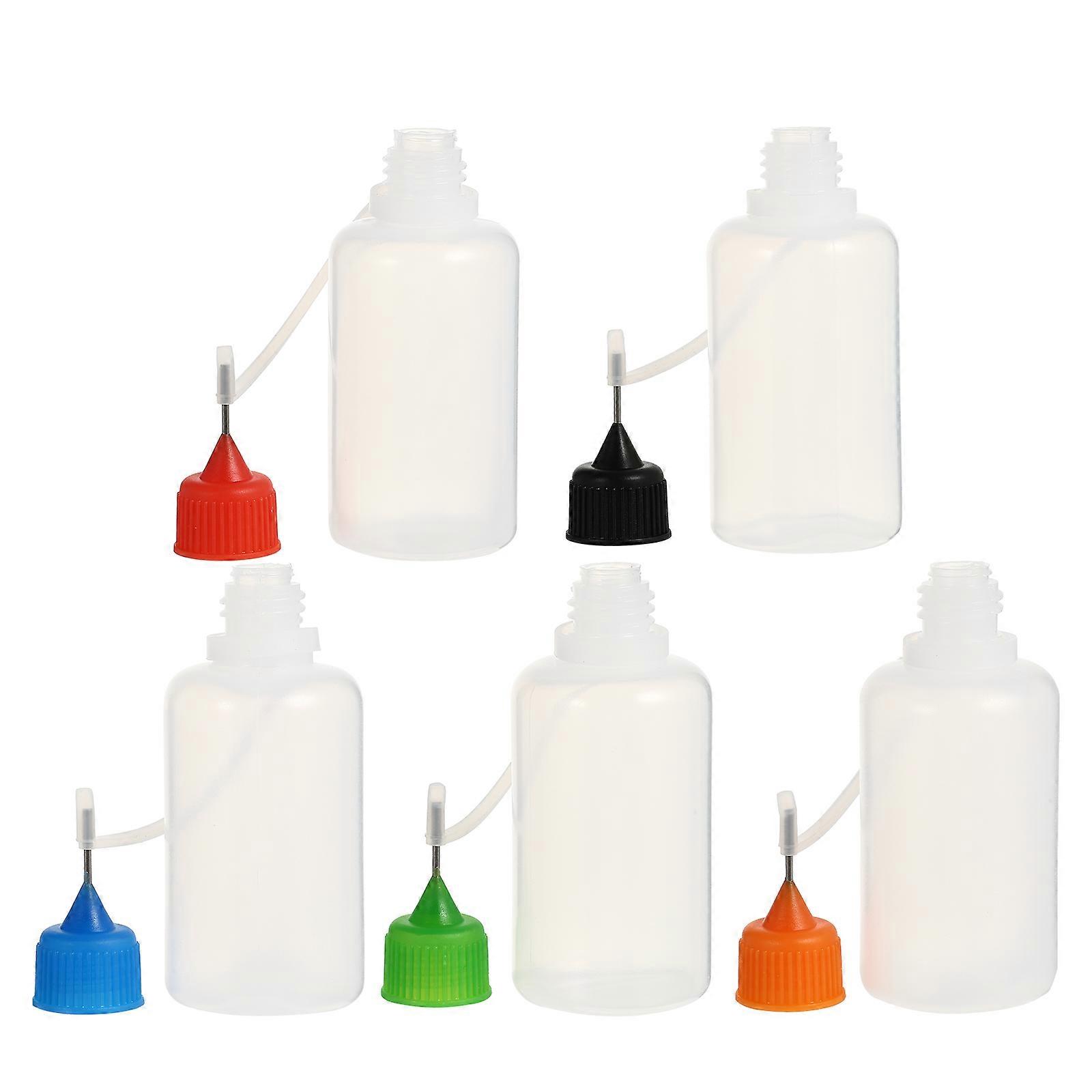 Needle Applicator Tip Bottles Plastic Glue Bottles for DIY Craft 15Pcs