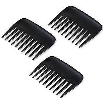 ACDANC Conjunto de 3 Pentes de Cabelo para Mulheres e Homens – Mini Pentes de Dentes Largos, Antiestáticos, Portáteis para Viagem, para Cabelos Molhados/Secos, Cacheados/Longos – Compatíveis com Salões de Beleza