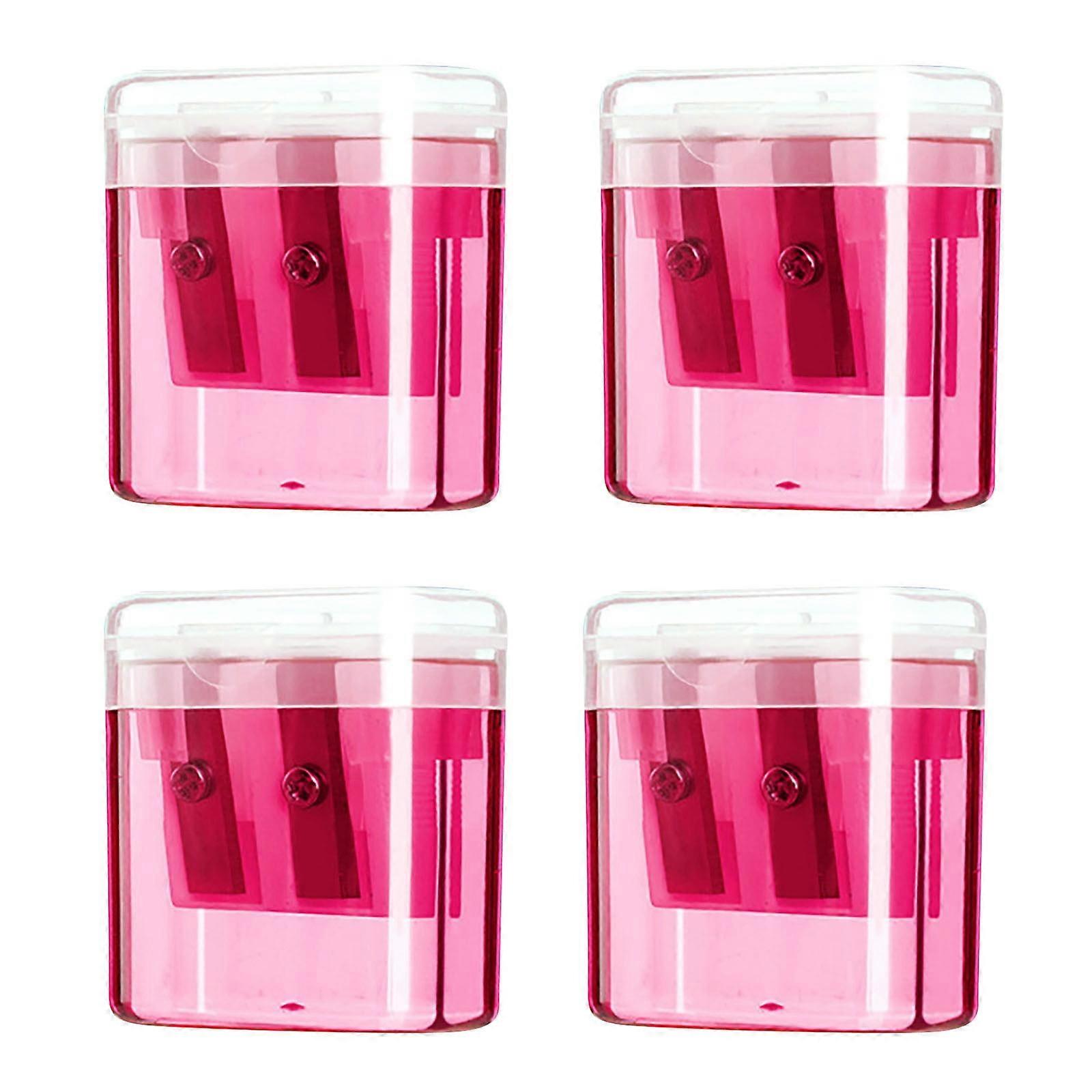 Transparent Candy Color Pencil Sharpener Exquisite Practical Stationery Tool