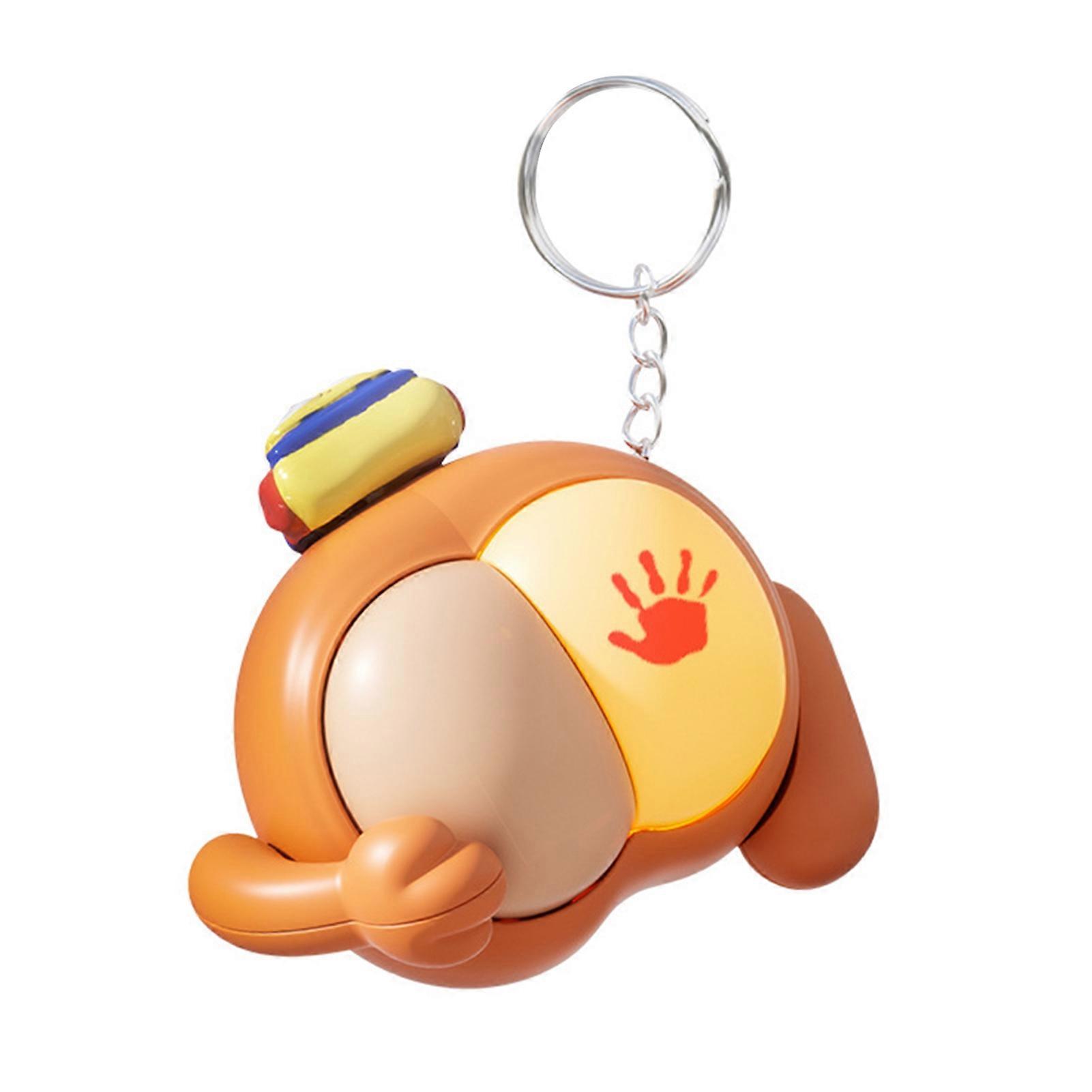 Lighted Key Ring for Backpack, Mini Butt Keychain