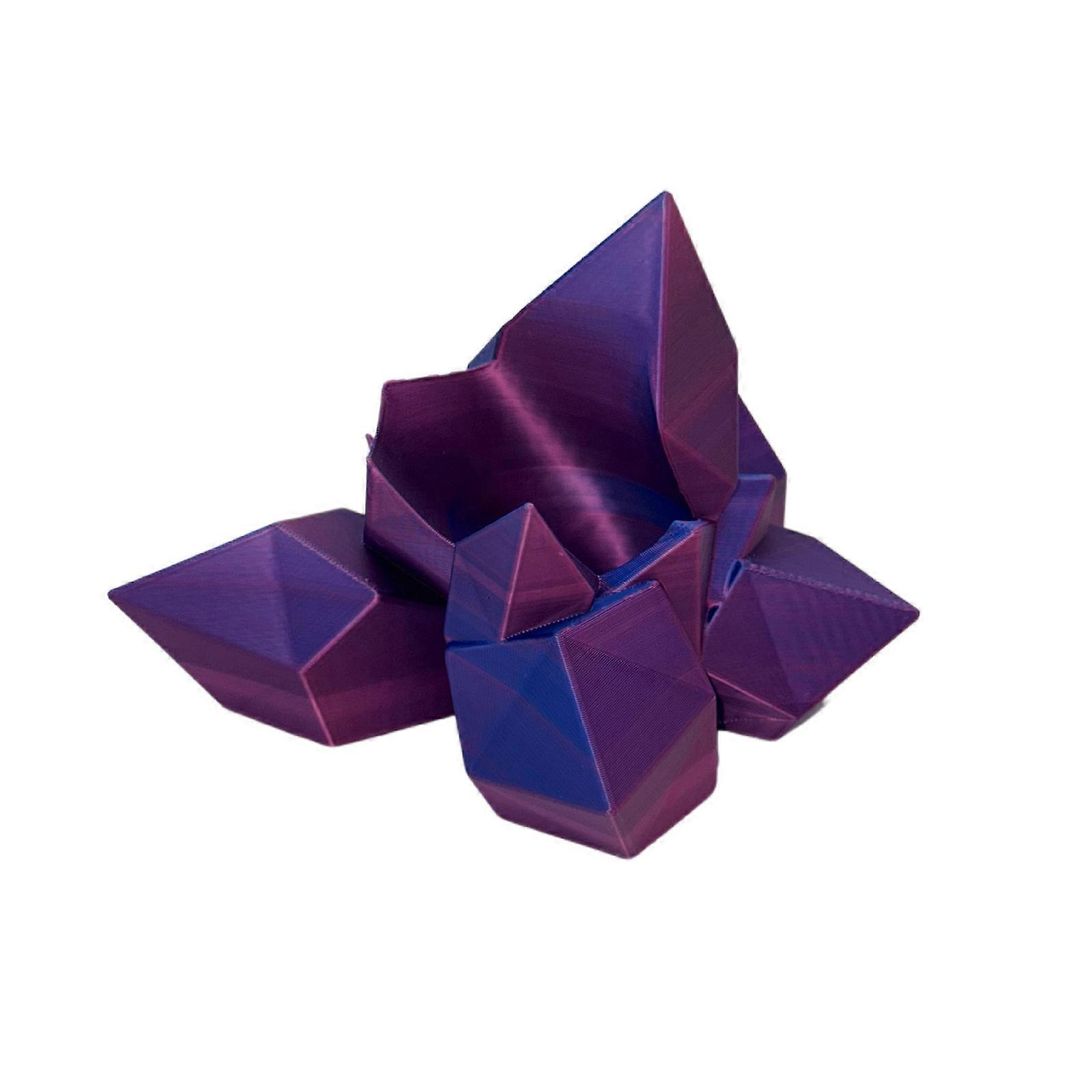Controller Display Stand Crystal Throne Shaped Shelves Ornament Universal Controller 3D Printed Holder Base  Purple