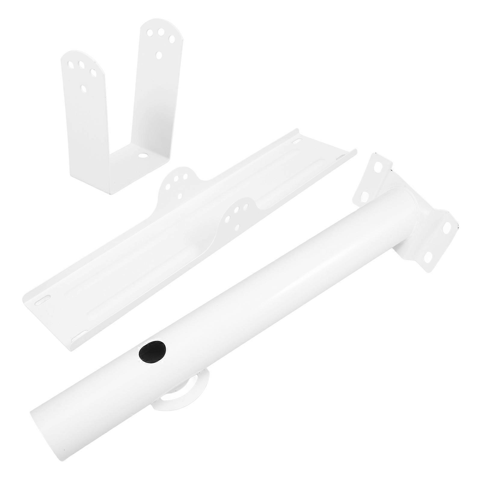 Solar Lighting Mounting Bracket for Outdoor Light Pole Without Screw Set