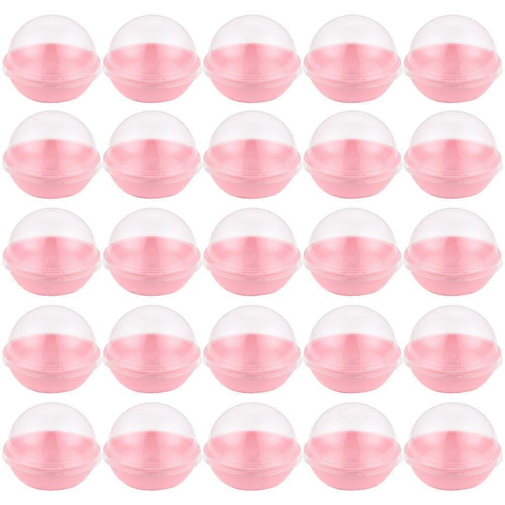 Moon Cake Box Mini Cupcake Containers for Storage 100Pcs Pink Boxes