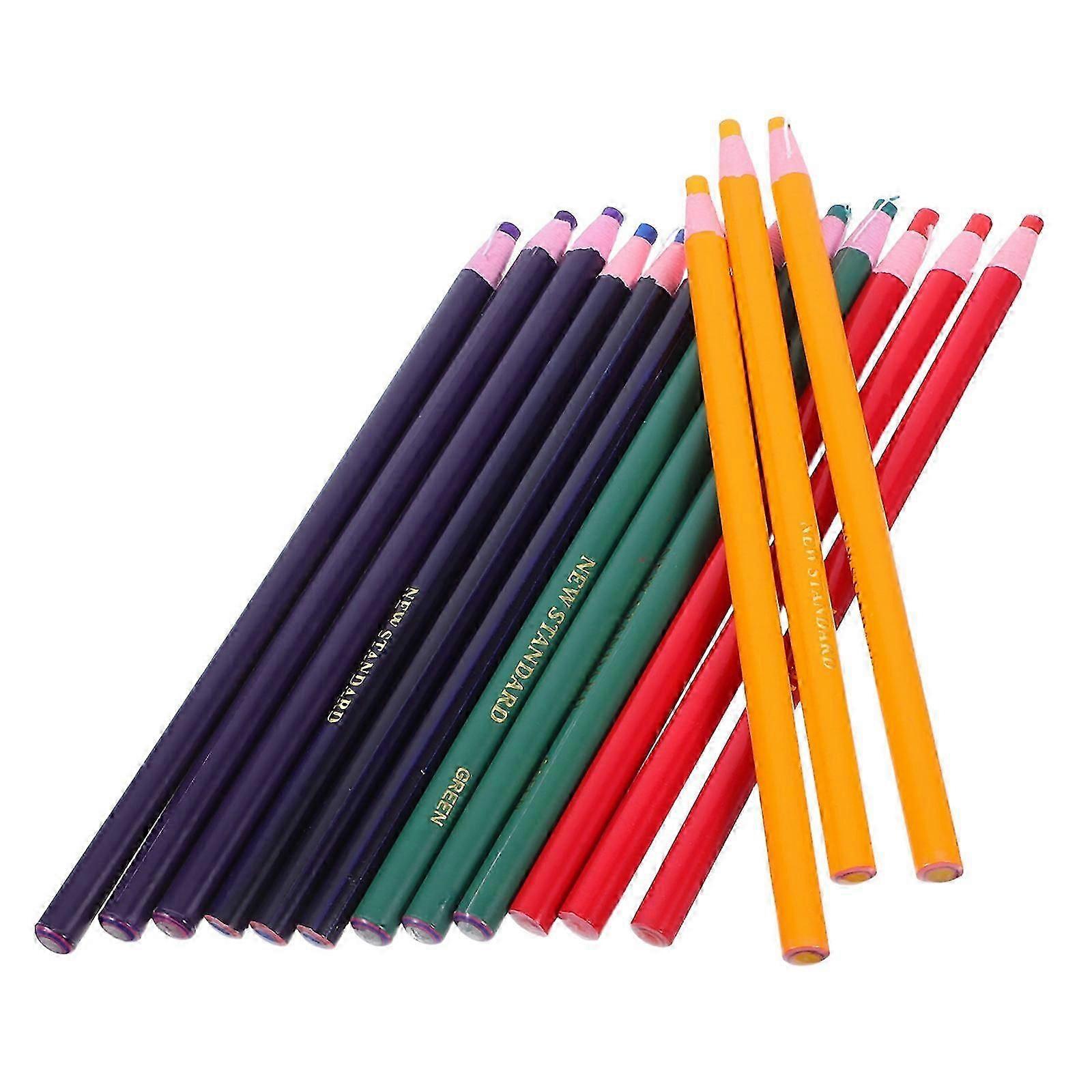 15Pcs Assorted Color Peel-Off Wax Crayons Set for Drawing