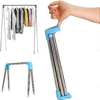 Cabide portátil dobrável para viagens - Economiza espaço, é à prova d'água e fácil de instalar, ideal para casa e viagens.