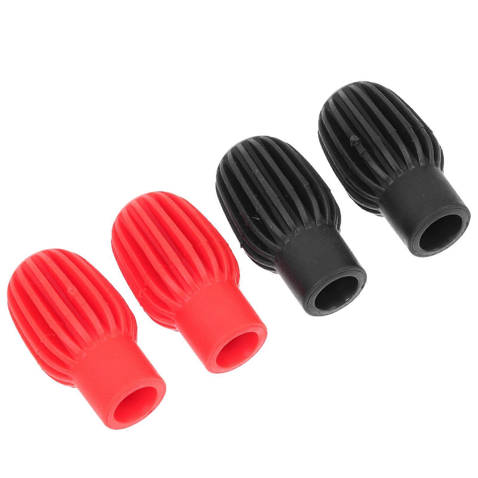 4Pcs Mute Drumstick Head Covers Drumstick Practice Tips Drum Stick Protectors
