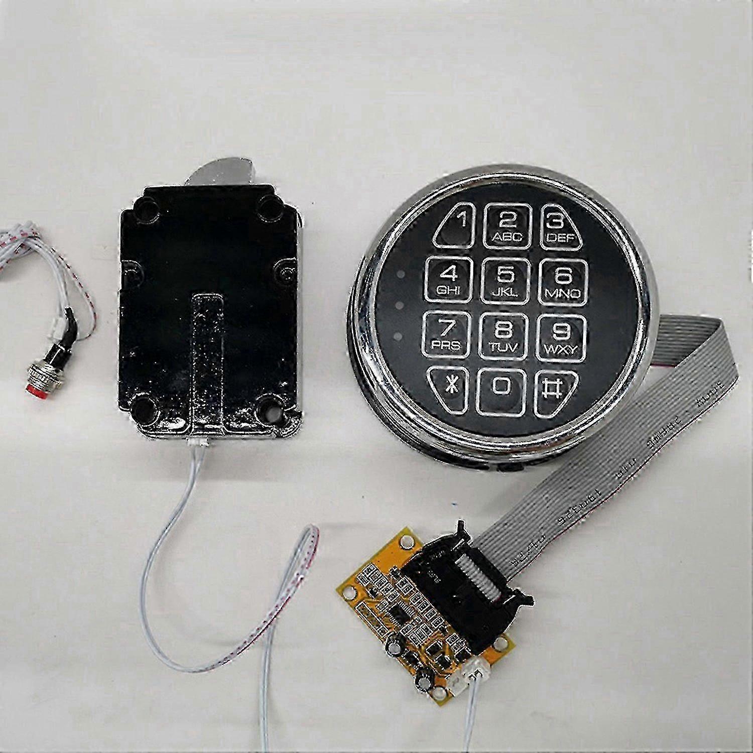 Stack on Gun Safe Lock Replacement with SwingBolt, Fireproof Chrome Keypad Elea5