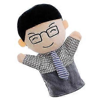 Cartoon Black Hand Puppet Toy for Storytelling Education 1 Piece