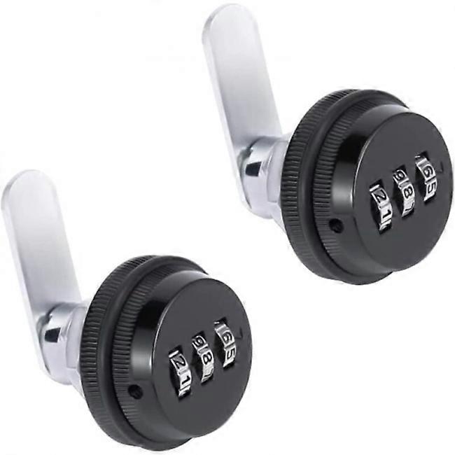 2pcs/lot (black) 3-digit code combination lock cabinet lock 1 [MI]