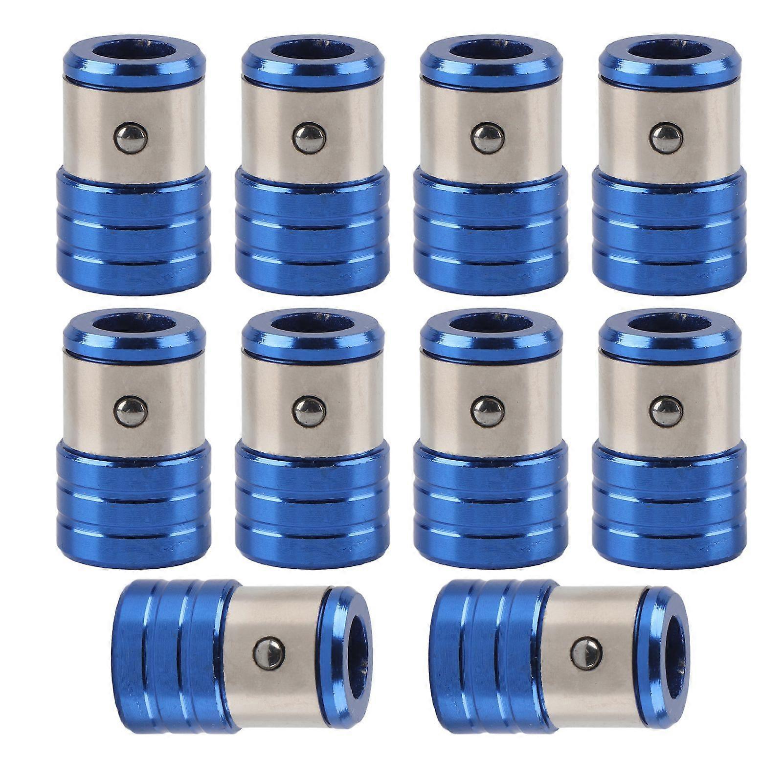 10PCS Screwdriver Magnetic Ring Anti Slip Drill Bits Magnetizer Ring Screwdriver Bit Tool