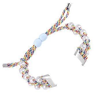 Pearl Watchband Fabric Replacement Strap for 2Pcs Adjustable