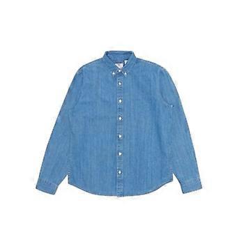 Levis Mens Authentic Denim Button-Down Shirt