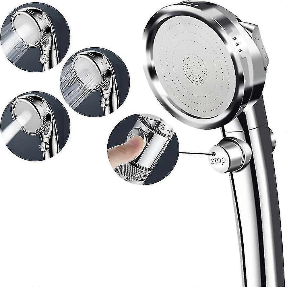 High Pressure Shower Head With On/off Pause Switch