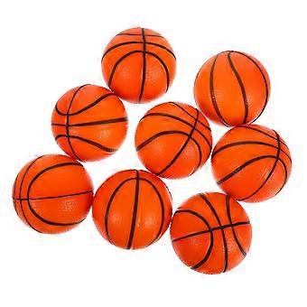 8Pcs Foamed Basketball Stress Balls Kids Stress Balls Toys Mini Stress Balls