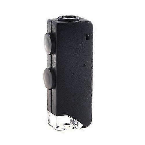 New,suitable Mini Pocket  Microscope  60X100, Mini Pocket Microscope LED Magnifier