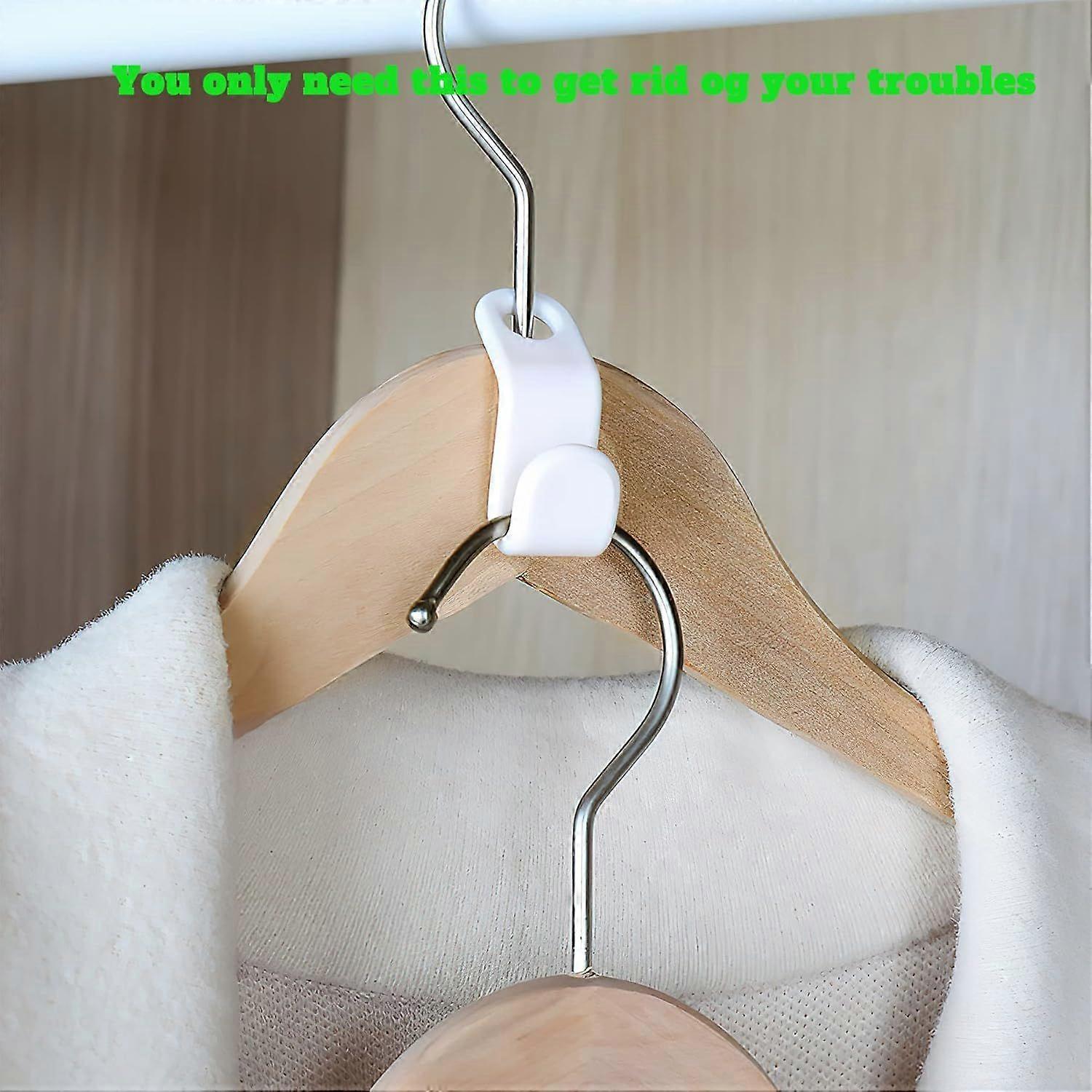Clothes Hanger Connector Hooks (50PCS) - Space Saving Organizer