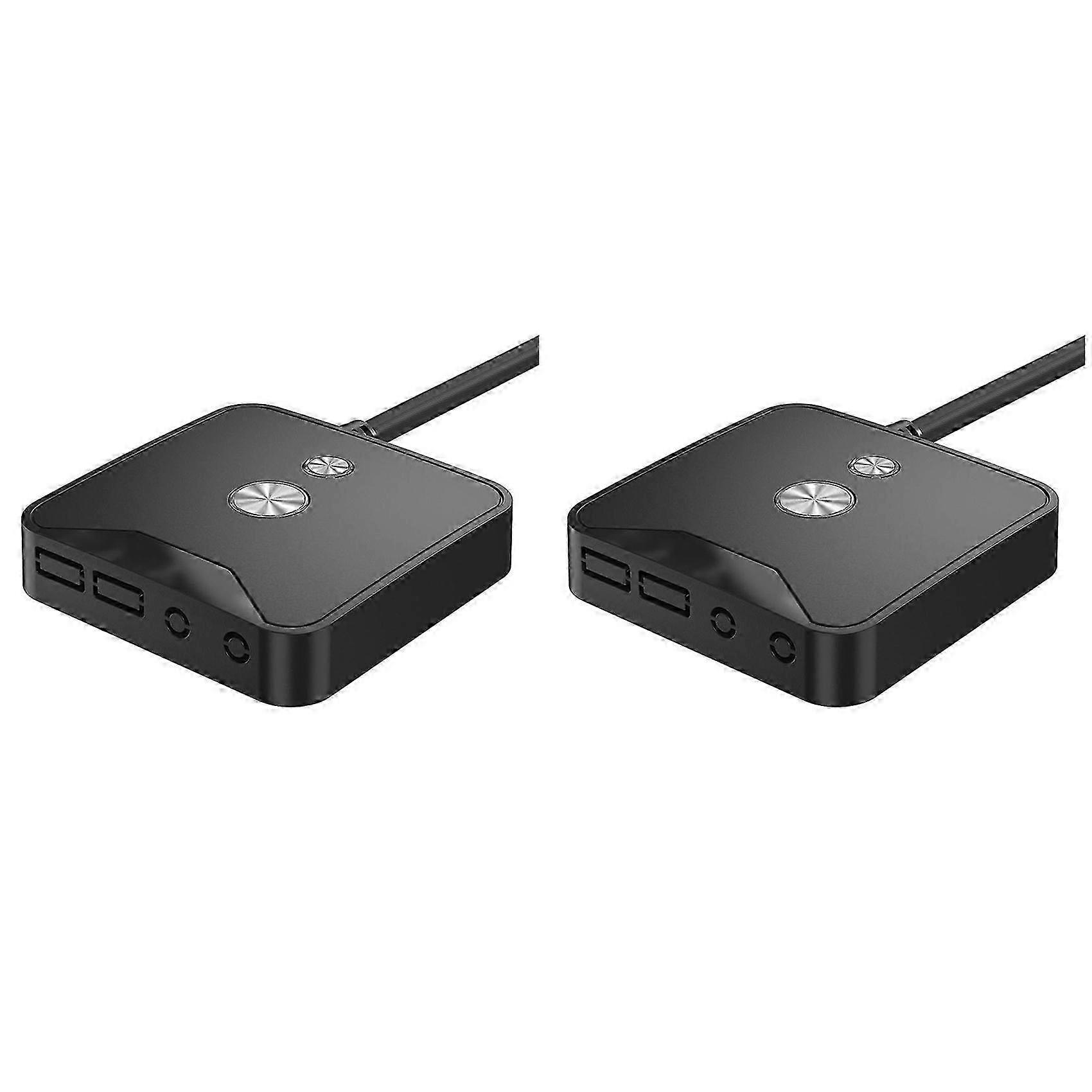 2X Computer Desktop Power Switch External PC Host Power Supply on/Off Push Button Switch, No USB Port