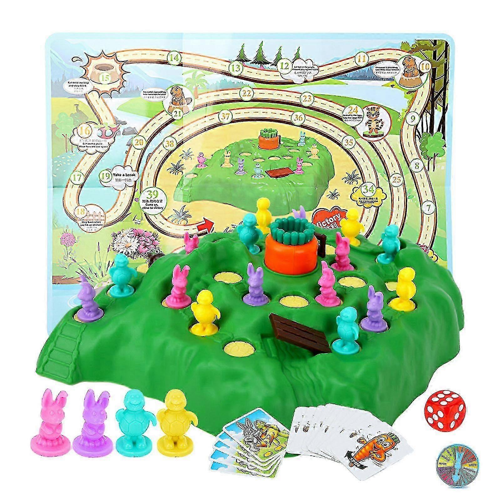 2026 Tortoise Bunny Trap Competitive Board Game Interactive Educational Multiplayer