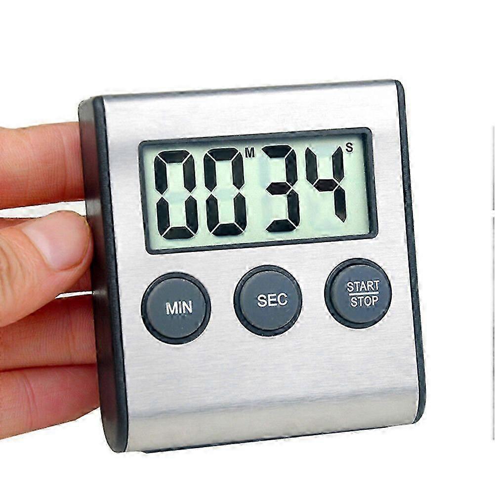 Digital Mini Kitchen Timer Alarm Clock Digital Cooking Timer Portable Magnetic Countdown Timer for Barbecue Spa Cooking