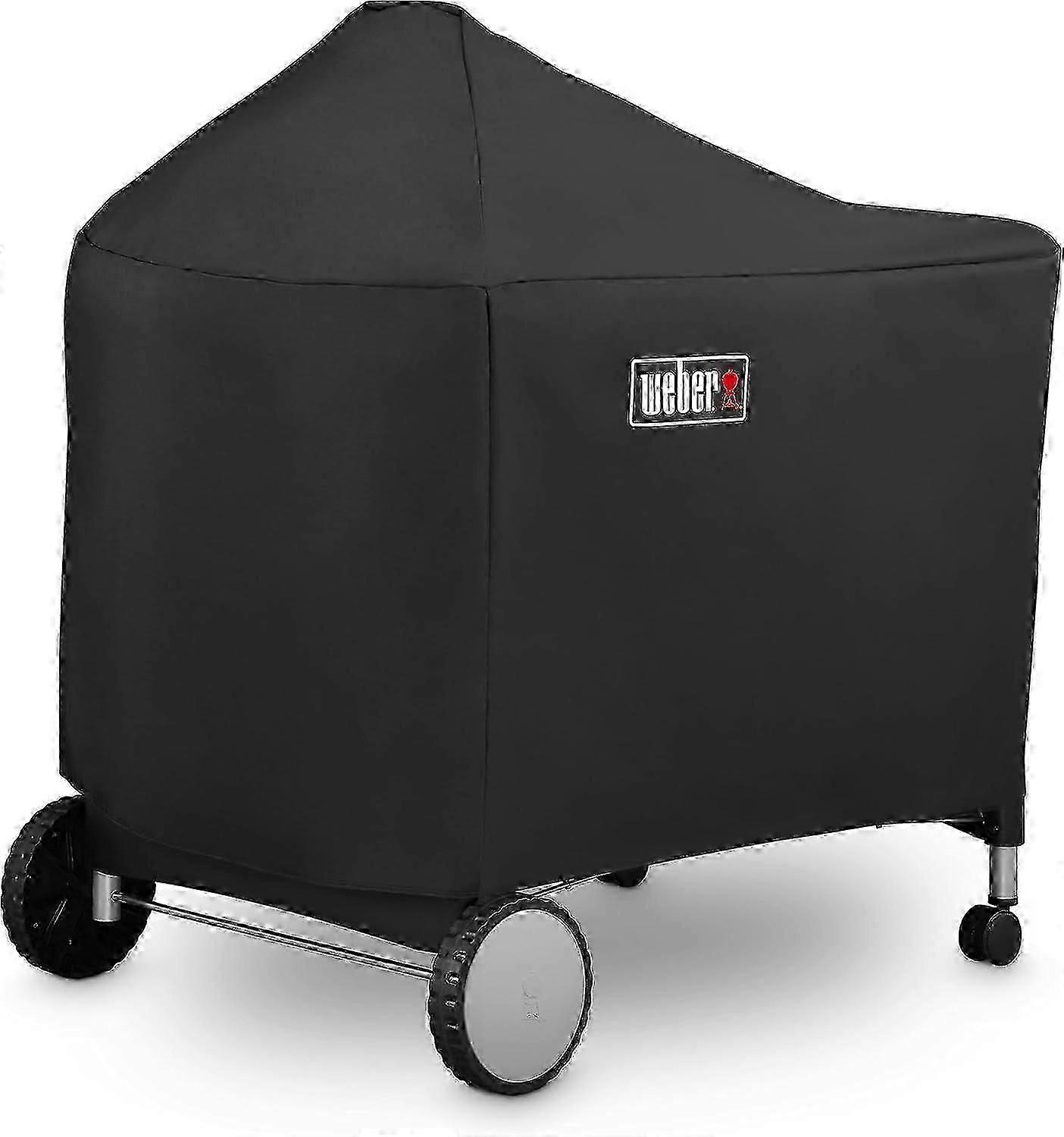 Capa para churrasqueira Weber Performer Charcoal Premium e Deluxe, 22 polegadas, alumínio preto