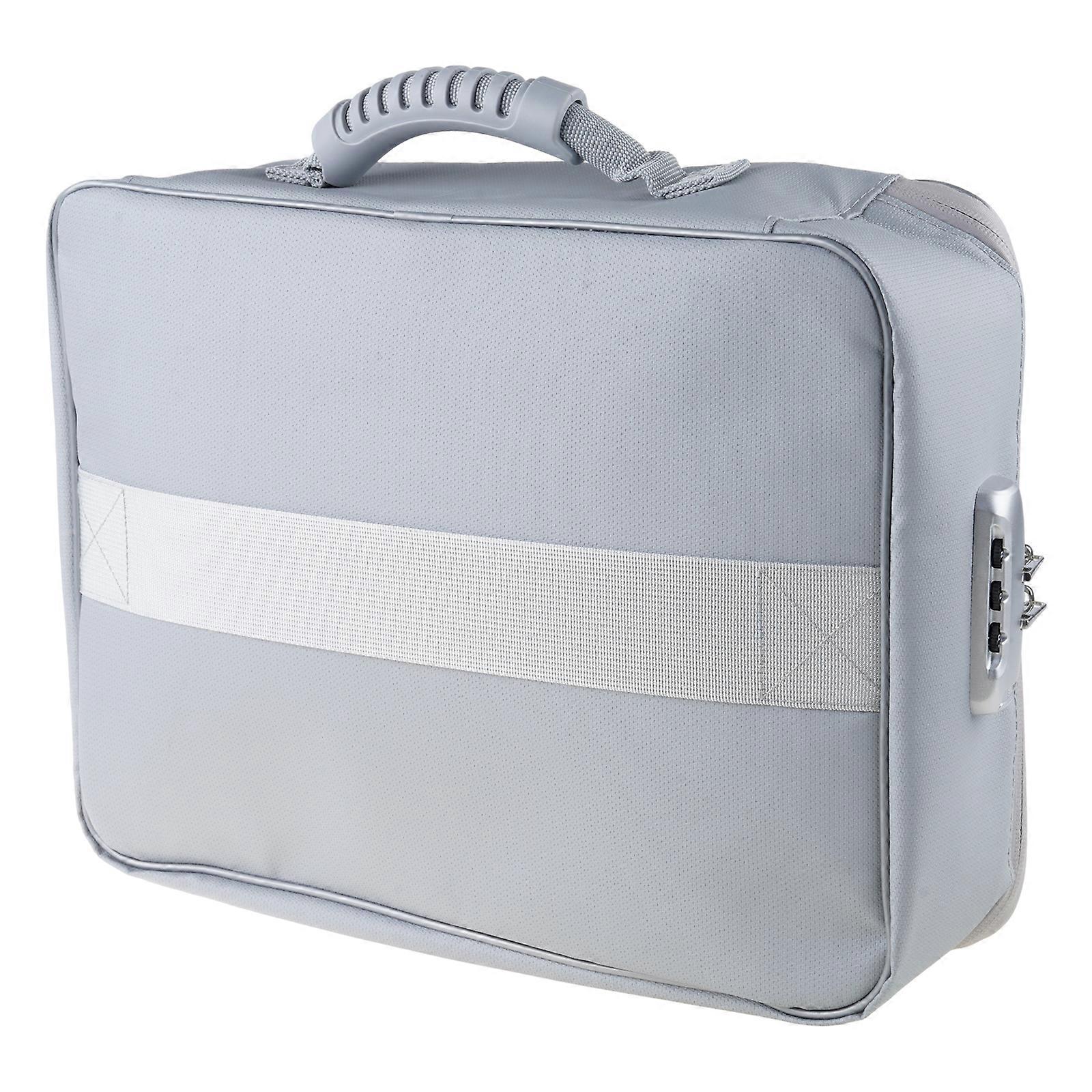 Secure Fireproof Waterproof File Keeper Organizers Featuring Multiple Compartments For Easy Document Access And Storage Multicolor