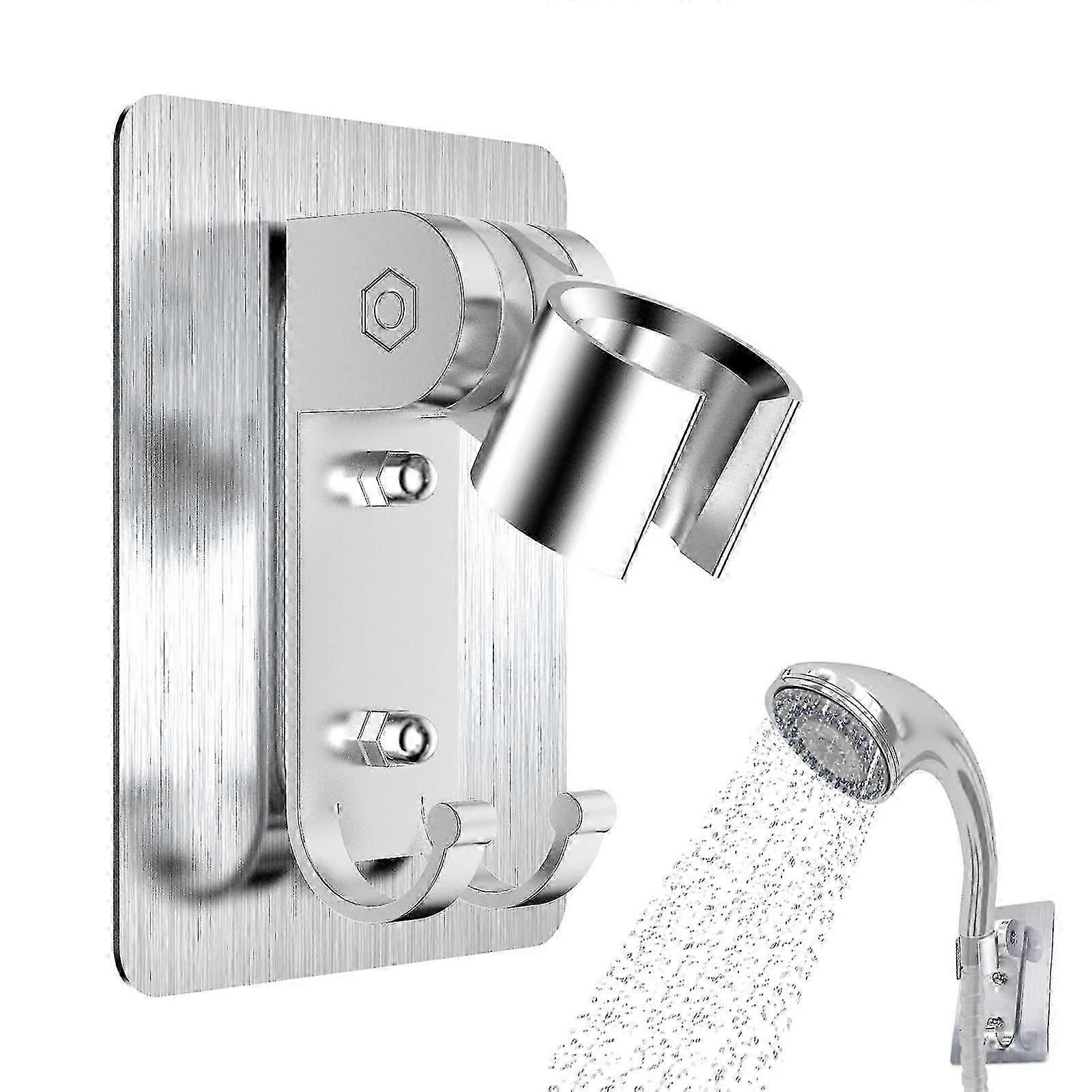 Adjustable Handheld Shower Holder Drill-Free No-Replacement Mount Bracket