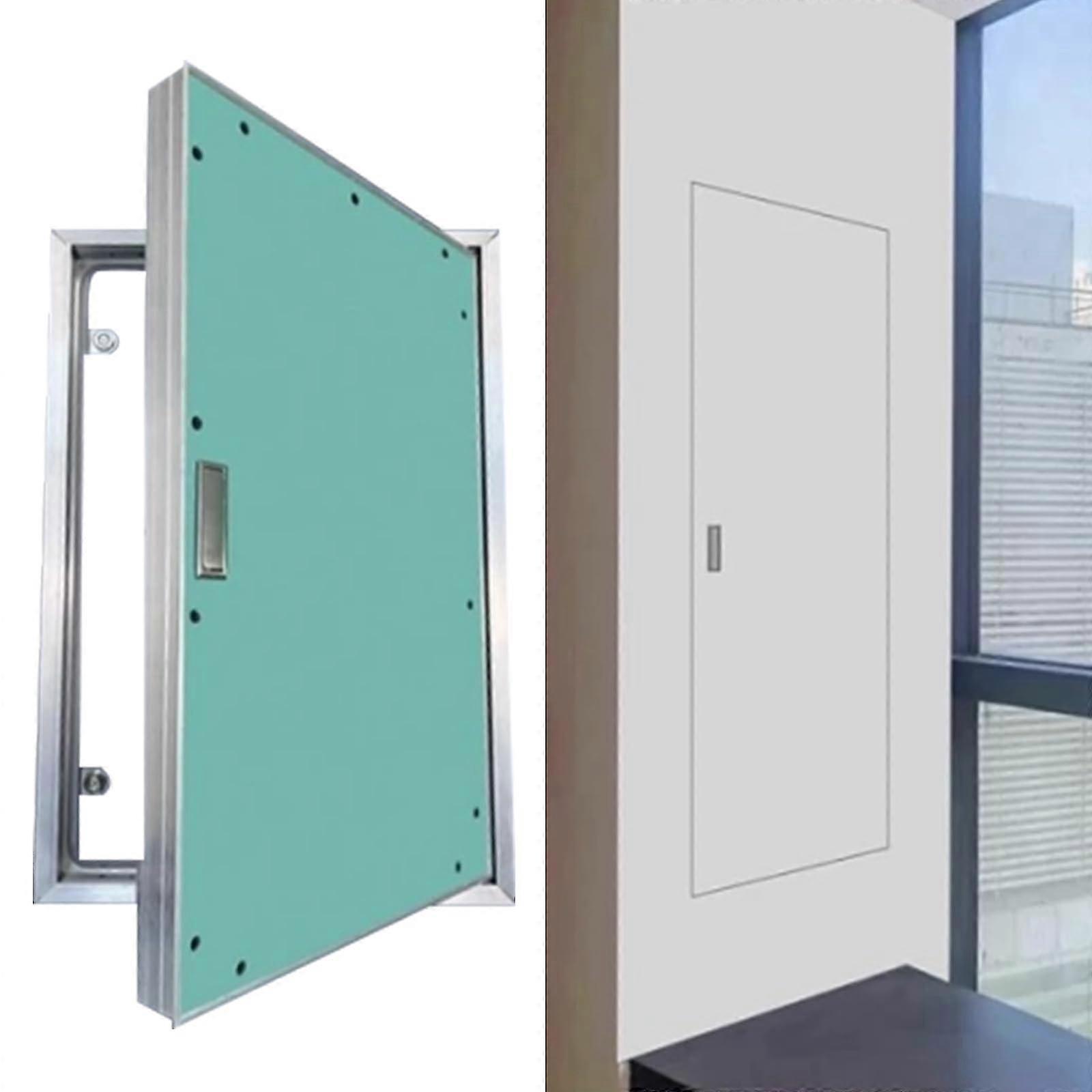 Fireproof Magnetic Push-Open Access Panel for Drywall, 800x800mm Flush-Mounted