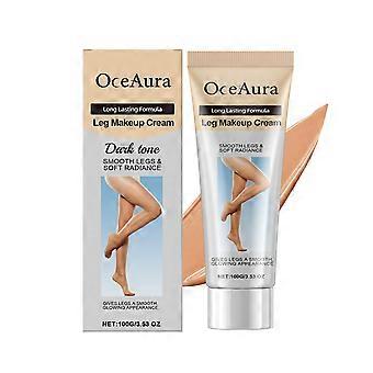 OceAura De Dark-Toned Leg Concealer Foundation Cream is natuurlijk en egaal, waardoor de kleur van je benen licht en niet plakkerig wordt.