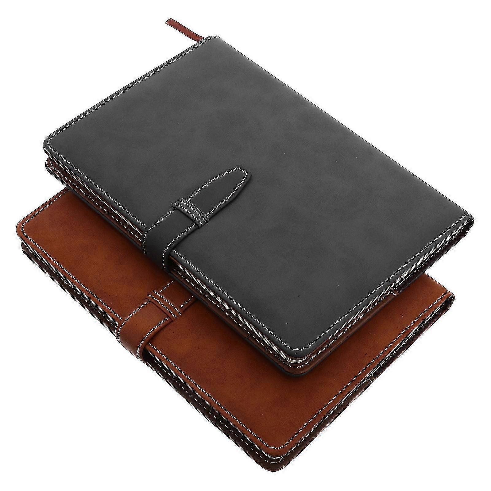 Notebook Journal for Taking Notes 2Pcs PU Business Style Notebook