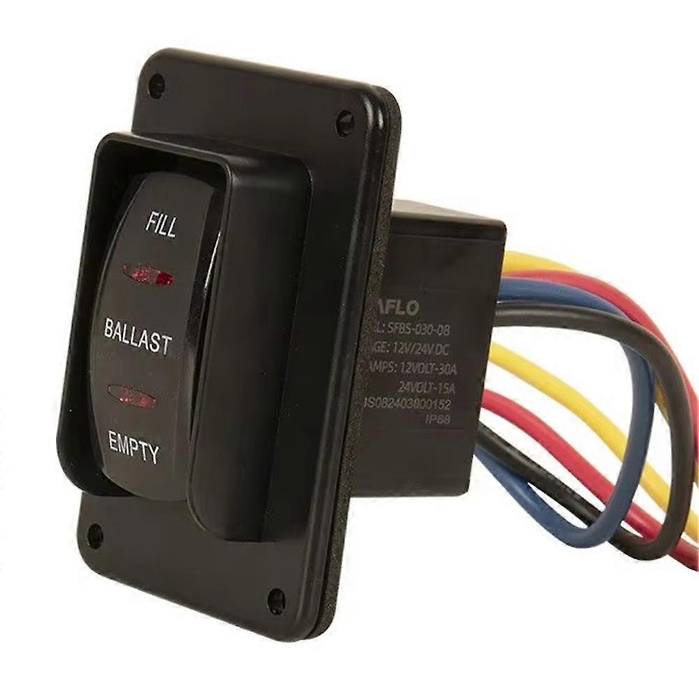 12V Waterproof Reverse Polarity Switch, Forward & Reverse Control Switch for Marine Water Pump