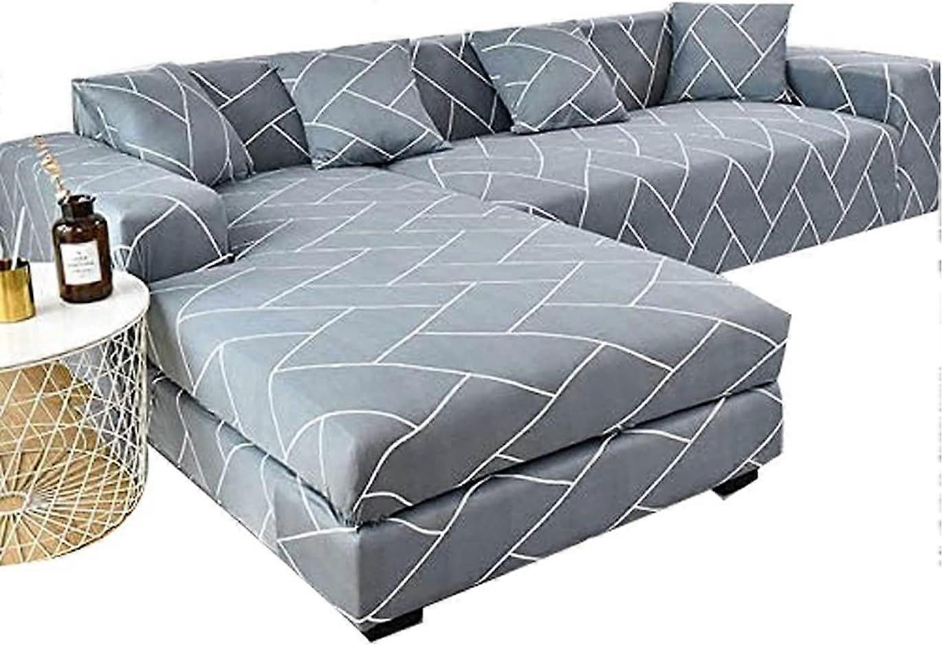 Elegant Stretchable Sectional Slipcover