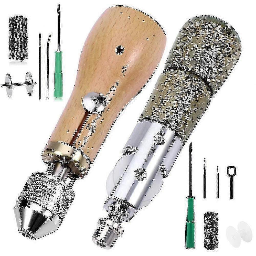 Speedy Stitcher Sewing Awl Kit 6/7pcs Set Leather Hand Stitcher Thread Needles Kits