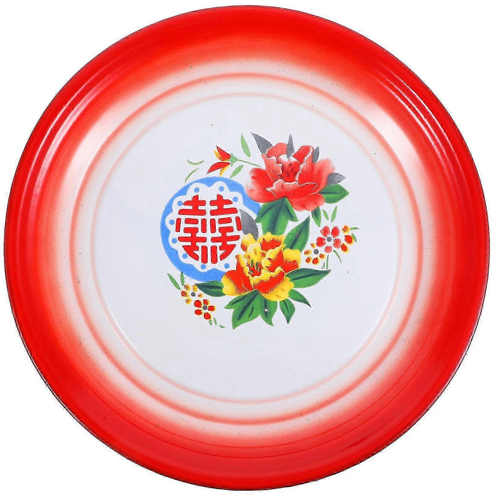 Chinese Style Food Dish Multi-Function Serving Plate compatible with Storage Multi-Colored