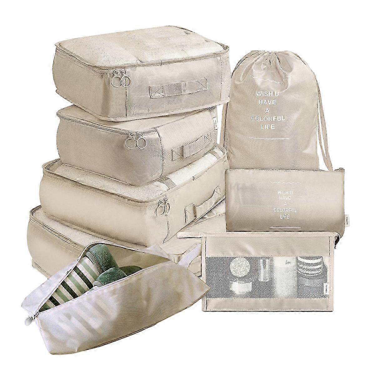 Multi-Size Lightweight Travel Packing Cubes
