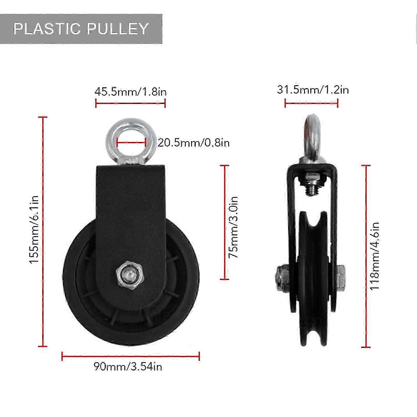 Smooth 360° Rotating Cable Pulley