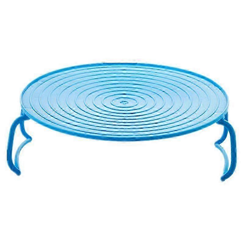 Microwave Two-Tier Steaming Rack Blue