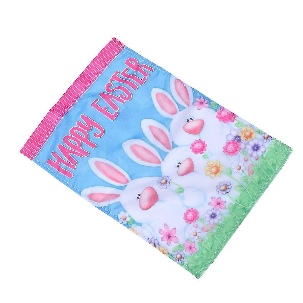 Easter Garden Flag Waterproof Polyester Flag for Decoration 1Pcs