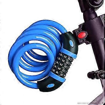 Bicycle Lock 5 Digit Code 1200mm/12mm Anti-theft Bike Security Accessory Steel Cable Cycling 251106 NYY