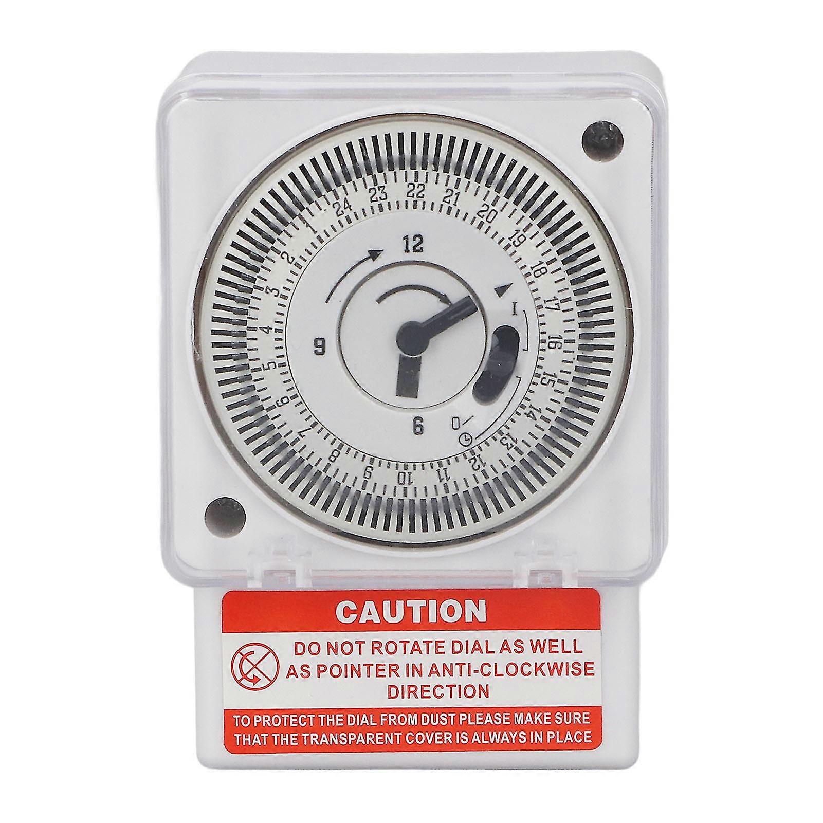 24-Hour Mechanical Timer With Minute Adjustment