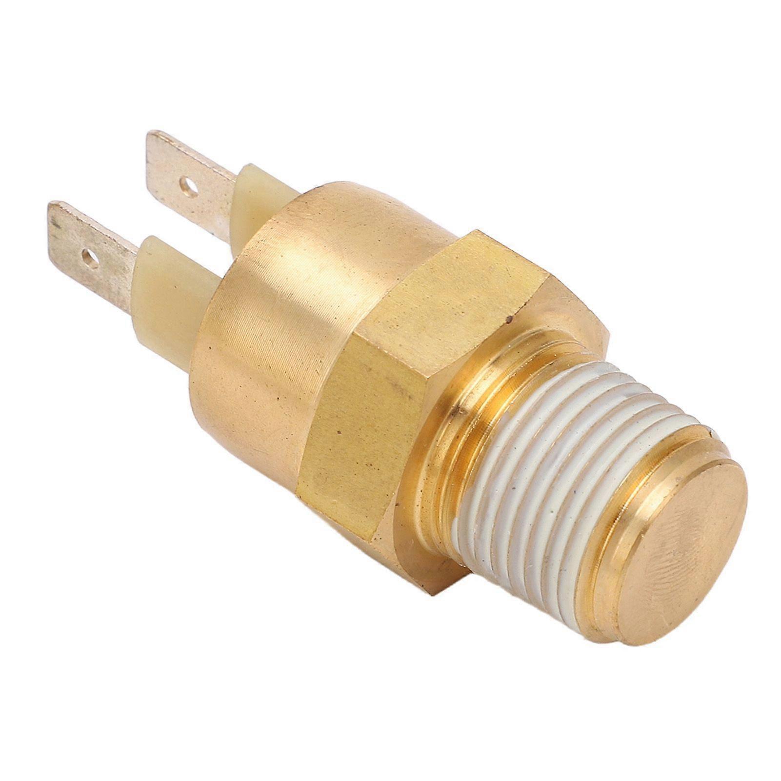 Excavator Temperature Sensor Firm Connection Brass Temp Sensor Replacement for Caterpillar E312D2