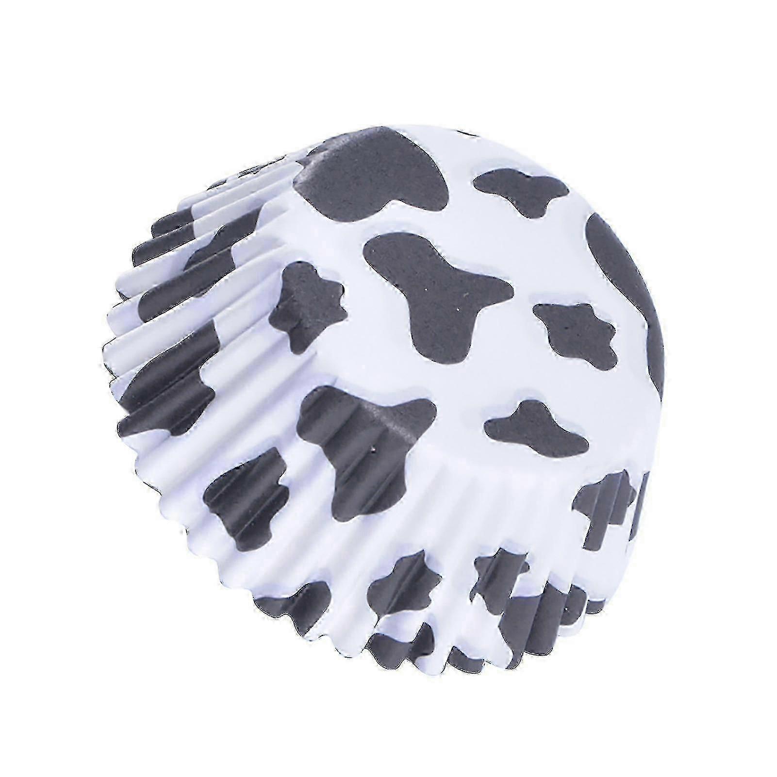 Cow Print Paper Baking Cups