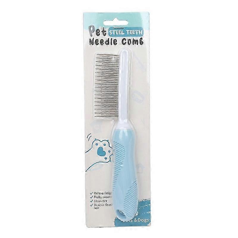 TPR-Handled Needle Comb For Cats Dogs