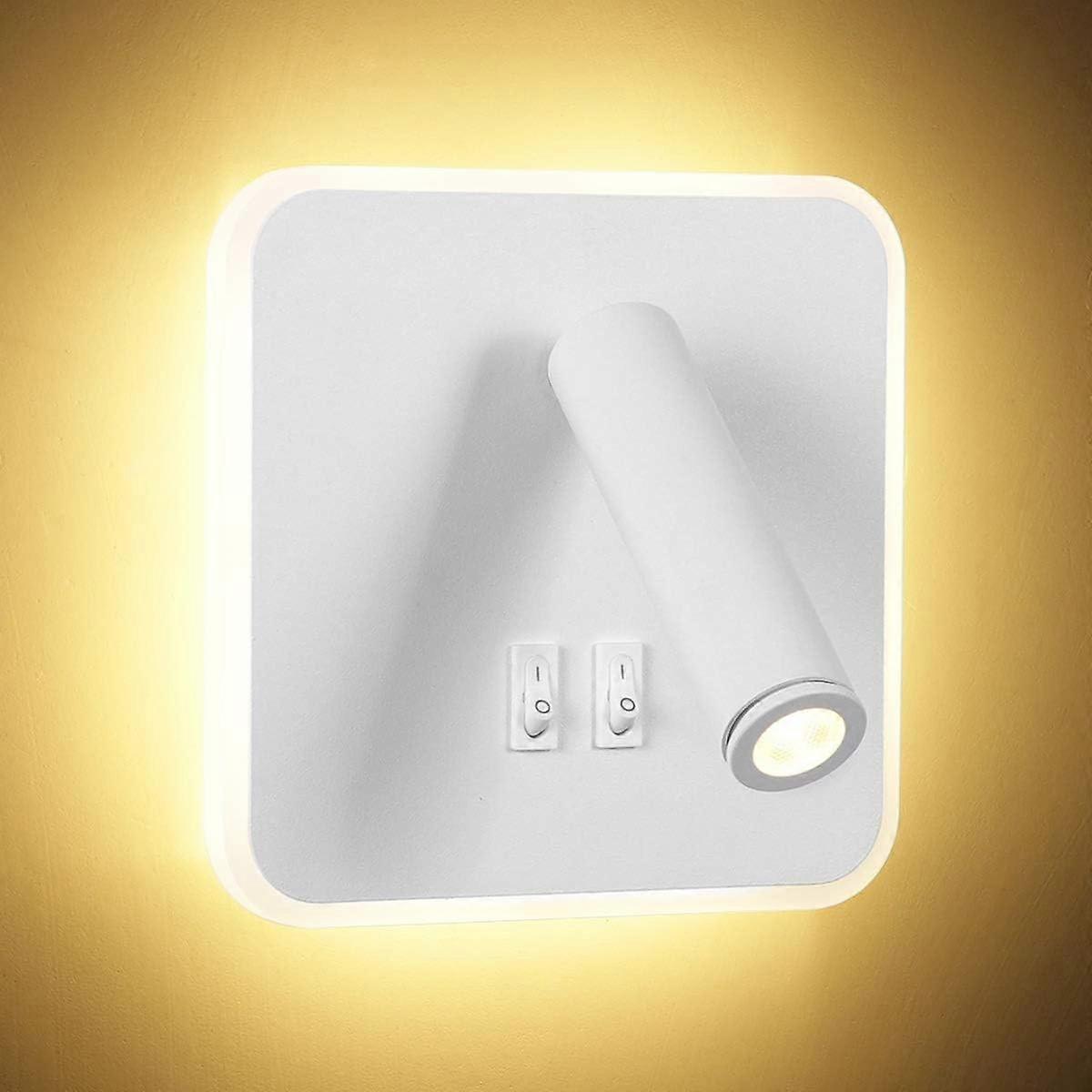 Adjustable Swivel Reading Spotlight Wall Sconce for Indoor Use