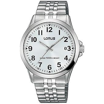 Lorus homme classique Quartz Analog Man Watch avec RS975CX9 Bracelet en acier inoxydable