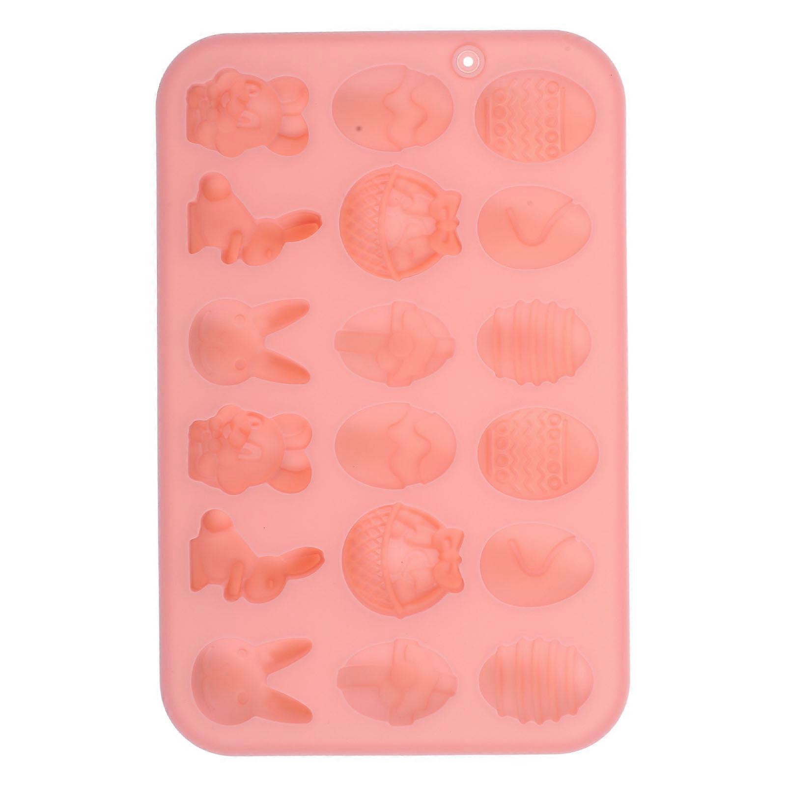 5Pcs Easter Silicone Mold for Chocolate Candy DIY Baking Tool