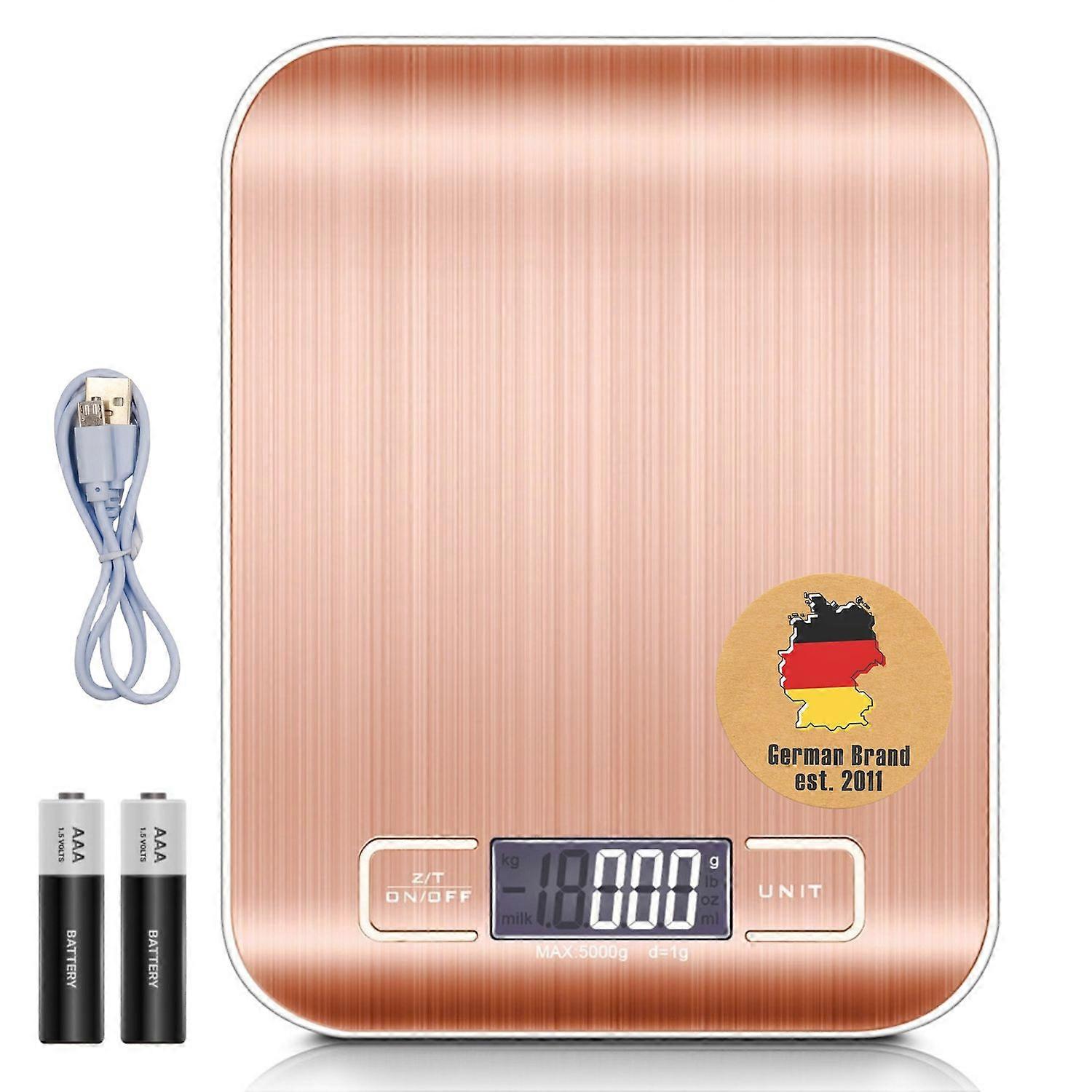 Digital Kitchen Scale - 5kg Electronic Scale for the Kitchen with Tara Function